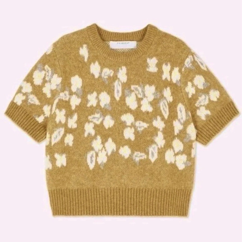 Primark Viral Floral Jacquard Knit Sweater M